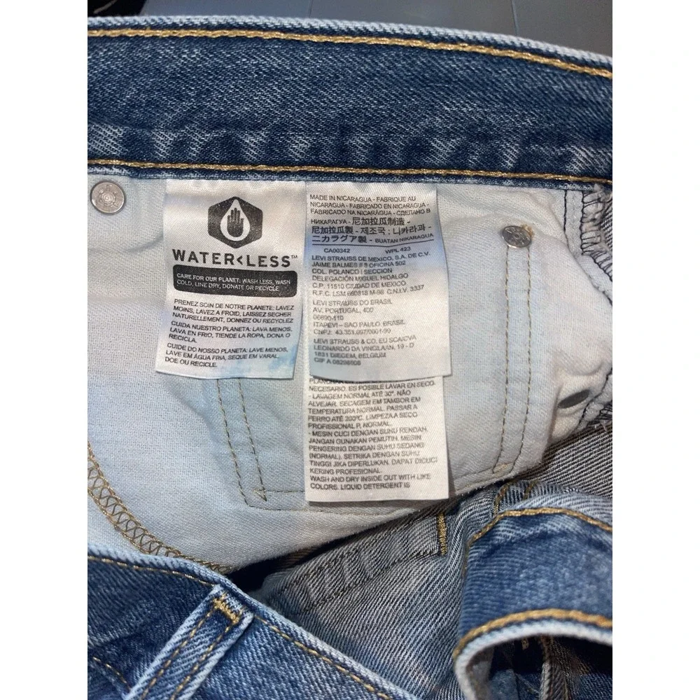 Levi's‎ 505 Mens Big & Tall Jeans Sz 50x30 Relaxed Fit Straight